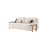 Foshan Modular Nordic Sofa Beige Boucle Fabric Dukha Sofa Set