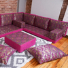 Fushia Floor Cushions Pink Arabic Sofa Set Middle East Floor Couch