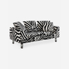 Luxury Living Room Furniture Couch Zebra Fabric Sofa