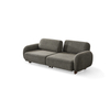 Simple Nordic Furniture Boucle Fabric Couches Kinik Moon Sofa Set