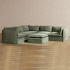 Anabei Couches Modern Living Room Furniture Anabei Fabric Corner Sofa