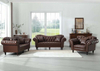 Chesterfield Tufted Sofa Set Real Leather Bonded Leather Gel leather Couch