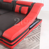 Wholesale Futuristic Sofa Furniture Leather Sectional Sofa with Coffee Table