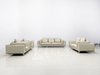 Luxury Italian Leather Couch Modern Living Room Seven Seater Sofa Set