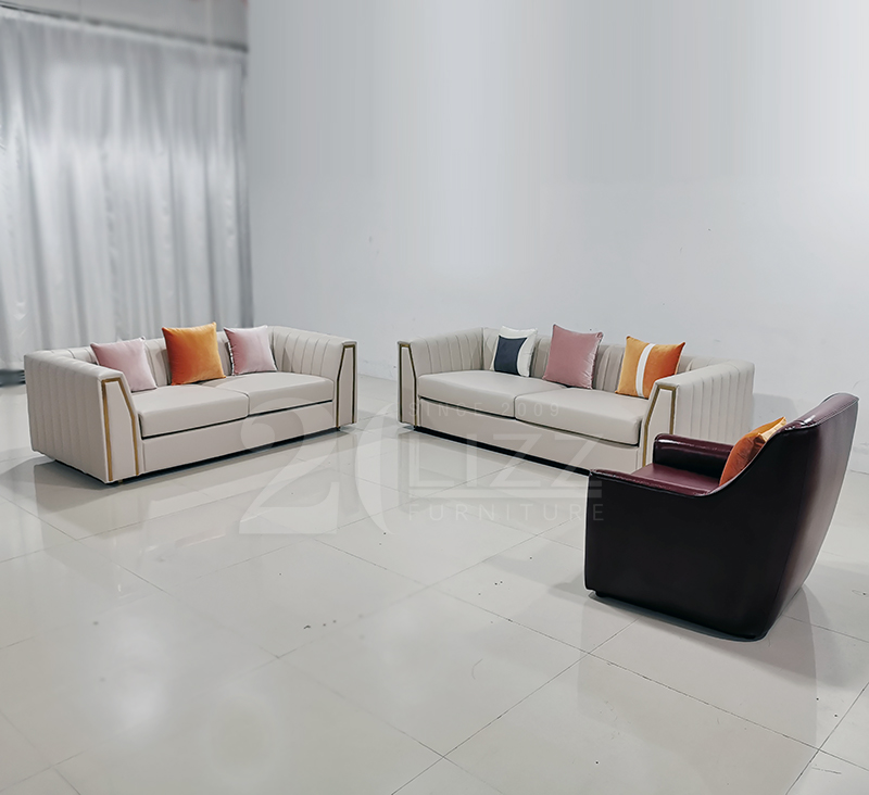 Luxury Velvet Lounge Suite Fabric Couch