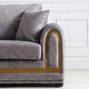 Luxury Dubai Living Room Sofas Leisure Fabric Sofa