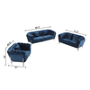 Living Room Sofa Set Velvet Lounge Suite Sectional Couch