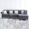 Canadian L-shape Sectional Fabric Living Room Chesterfield Sofa