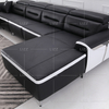 Modern Motion Sofa Set Italian Leather Power Recliner Sectional Sofa