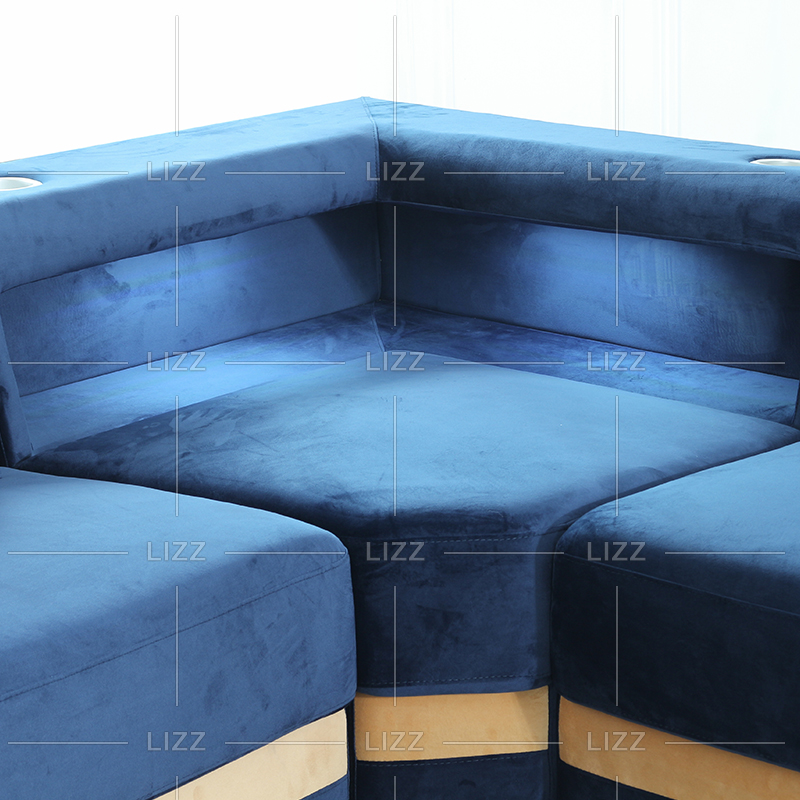 Couch Cloth Led Sectional Sofa for Bedroom