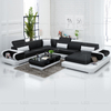 Home Recliner Black Leather Sofa