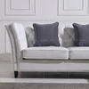 Home Furniture White Leather Tufted Sofa Loveseat and Armchair