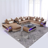 Futuristic Living Room Furniture Set Led Sectional Sofa