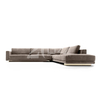 Italian Minimalist Fabric Lounge Sofa Corner Sectional Couch