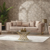 Foshan Turkish Sofa Furniture Factory Elegances Living Room Set Fabric Couches