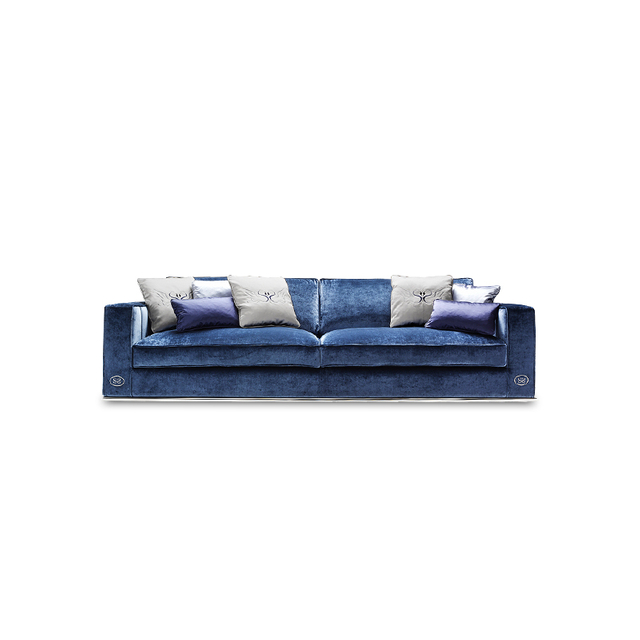 Italian Sofa Furniture Factory Reflex Strip Design Sofa Set for Home Hotel and Office