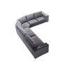 Furniture Wholesaler Versus Composizione Fabric Corner Sectional Sofa
