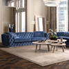 Siwa Furniture Soft Style Must Sofa Velvet Chesterfield Curved Back Tufted Couch