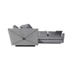 Italian Modern Corner Sectional Fabric Lounge Extro Composition Sofa