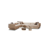 Modern Living Room Fabric Lounge Oscar Corner Sectional Sofa Set