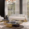 Custom Luxury Modern Sofa for Hotels Italy Angra White Sofa