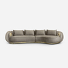 Italian Luxury Brand Furniture Boca Do Lobo Fabric Sofa Soleil Curved Sofa