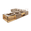 Italian Leather Luxury Sofa Babylon Sofa Leather Corner Sectional