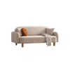 Premium Sofa Collections Nordic Furniture Lambwool Fabric Cinnamon Sofa Set