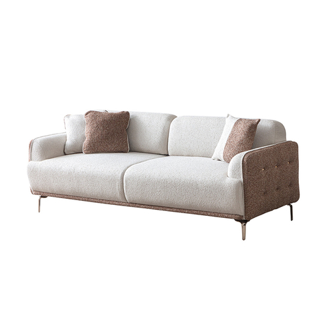 Home Furniture Europe Modern Sofa Supplier Boucle Fabric Chloe Sofa Set