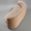 Foshan Modern Sofa Factory Wholesale Furniture 3 4 Seater Curved Couch