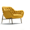 Living Room Leisure Chair Bedroom Accent Chair Stainless Steel Frame Jade Luxury Chair