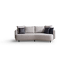 Foshan Modern Sofa Supplier Culve Back Alya Linen Fabric Sofa Set