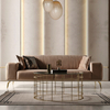 Turkish Kinik Furniture Living Room Velvet Fabric Lounge Carina Sofa Set