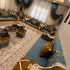 Arabic Majlis Sofa Seating Arabic Jalsa Ottoman Sofa Wooden Bench Furniture