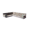 Gray L Shape Corner Floor Couch Pallet Sofas Arabic Grey Majlis Sofa Set