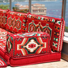 Red Oriental Sofas Balcony Sofas Arabic Jalsah Terrace Sofa