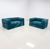 Transform Vacuum Compressed Sofa Bed Plush Corduroy Fabric Foldable Couch
