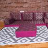 Fushia Floor Cushions Pink Arabic Sofa Set Middle East Floor Couch