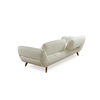 Chinese Furniture Milano Sofa Set Cream Fabric Couch Modern Lounge Furniture Set