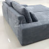 American Compressible Furniture Corduroy Fabric Extra Large Compressed Sofa Bed in Box