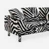 Luxury Living Room Furniture Couch Zebra Fabric Sofa