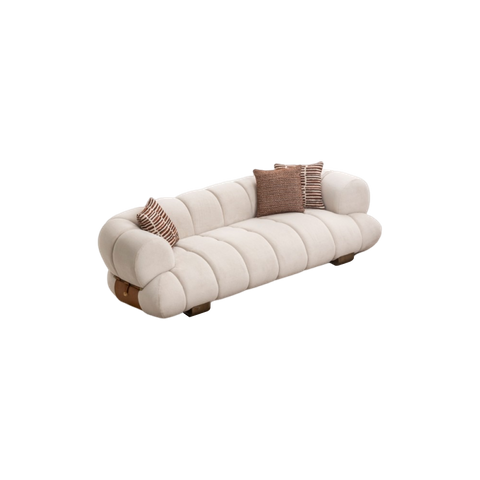 Couches From China Moon Life Sofa Set Orange & Beige 321 Couch