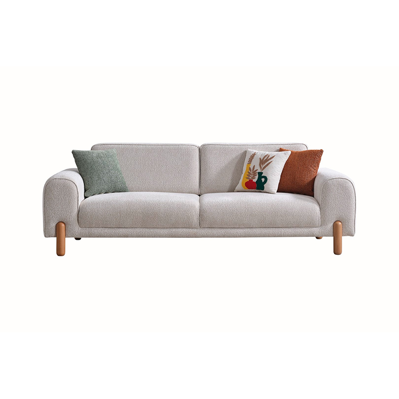 Nordic Sleeper Sofa Beige Couch Mudanya Sofa Set
