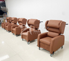 China Healthcare Furniture Nursing Home Care Multicolor Leather Chairs with Wheels