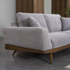Wholesale Fabric Couches Modern Solid Wood Grey Fabric Pietra Sofa Set
