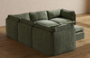 Anabei Couches Modern Living Room Furniture Anabei Fabric Corner Sofa