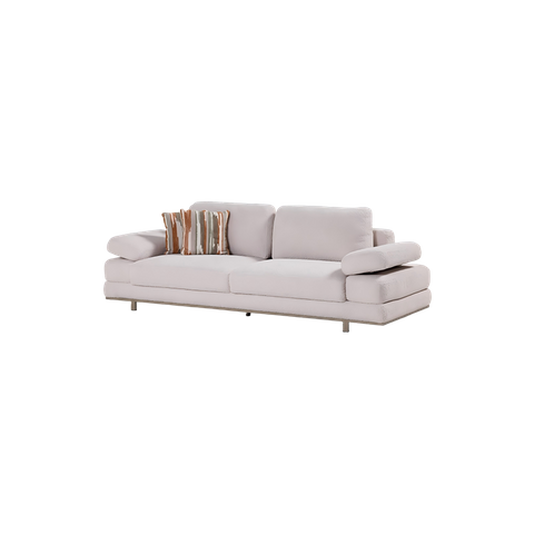 Model House Luxury Furniture Packages Boucle Fabric Blanca Sofa Set