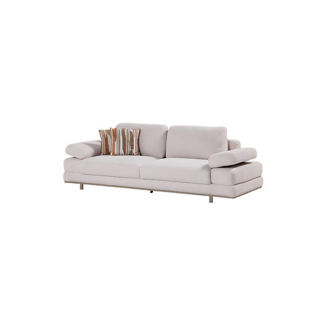 Model House Luxury Furniture Packages Boucle Fabric Blanca Sofa Set