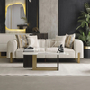 Light Luxury Fabric Sofa Modern Wabi-Sabi Living Room Sofa