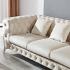 Elegant High End Velvet Fabric Sofa